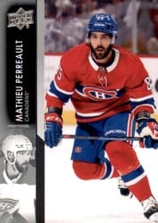 2021-22 Upper Deck Base Set Mathieu Perreault #586 card