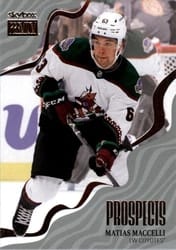 2022-23 SkyBox Metal Universe Skybox Premium Prospects Matias Maccelli #PP-12 card