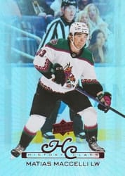 2022-23 Upper Deck 1999-00 Upper Deck Retro History Class Matias Maccelli #HC-3 card
