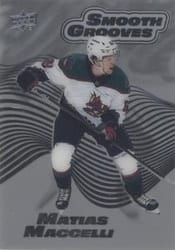 2022-23 Upper Deck Smooth Grooves Matias Maccelli #SG3 card