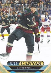 2024-25 Upper Deck UD Canvas Matias Maccelli #C197 card