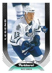 2020-21 Parkhurst Base Set Mats Sundin #321 card