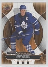 2024-25 Upper Deck Engrained Icons Base Set Mats Sundin #90 card