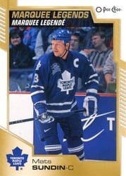 2020-21 O-Pee-Chee Base Set Mats Sundin ML #536 card