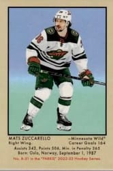 2022-23 Parkhurst Champions 51 Retros Mats Zuccarello #R-31 card