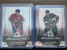2023 SP Authentic Pageantry Mats Zuccarello Red #P-30 card