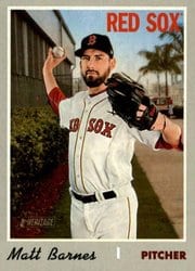 2019 Topps Heritage Base Set Matt Barnes #641 card