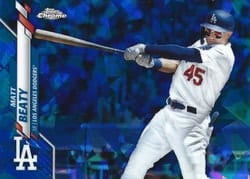 2020 Topps Chrome Sapphire Edition Base Set Matt Beaty #564 card