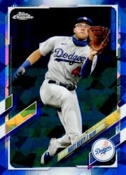 2021 Topps Chrome Update Sapphire Edition Base Set Matt Beaty #US294 card