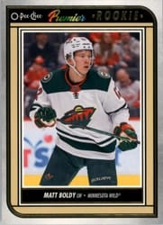 2022-23 O-Pee-Chee OPC Premier Matt Boldy #P-76 card
