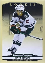 2022-23 Parkhurst Champions Base Set Matt Boldy #324 card