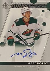 2022-23 SP Authentic Base Set Matt Boldy #101 card