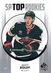2022-23 SP Authentic Top Rookies Matt Boldy #TR-2 card