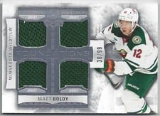 2022-23 Upper Deck The Cup Foundations Quad Jersey Matt Boldy #F-MB card