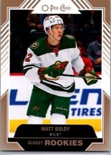 2022 Upper Deck O Pee Chee Glossy Matt Boldy #R-6 card