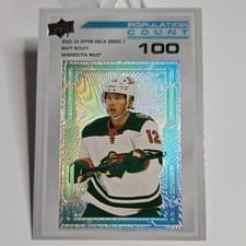 2022 Upper Deck Population Count Matt Boldy #PC-22 card