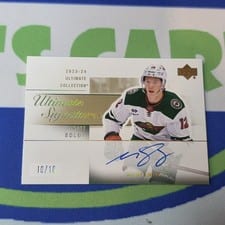 2023-24 Upper Deck Ultimate Collection 2003-04 Retro - Signatures Matt Boldy #MB-A card