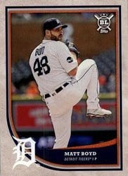 2018 Topps Big League Base Set Matt Boyd #233 card