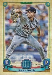 2019 Topps Gypsy Queen Base Set Matt Boyd #24 card