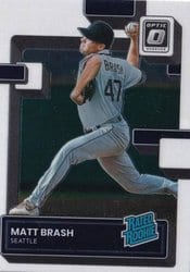 2022 Donruss Optic Base Set Matt Brash #77 card