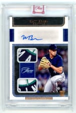 2022 Panini Three and Two Rookie Dual Jersey Autographs Matt Brash #RDJA-MB card