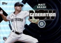 2022 Topps Update Generation Now Matt Brash #GN-83 card