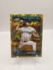 2024 Topps Chrome Update Sapphire Edition Base Set Matt Brash #USCS168 card