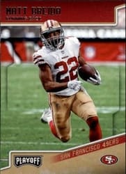 2018 Panini Playoff Base Set Matt Breida #172 card