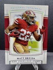 2019 Panini National Treasures Matt Breida #99 card