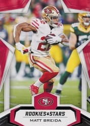 2019 Panini Rookies & Stars Base Set Matt Breida #90 card