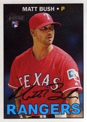 2016 Topps Heritage Base Set Matt Bush #642 card