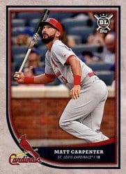 2018 Topps Big League Base Set Matt Carpenter #278 card