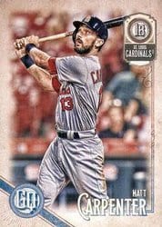 2018 Topps Gypsy Queen Base Set Matt Carpenter #29 card
