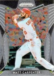 2019 Panini Prizm Base Set Matt Carpenter #174 card