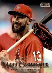 2019 Stadium Club Base Set Matt Carpenter #284 card