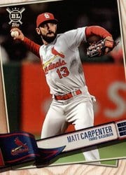 2019 Topps Big League Base Set Matt Carpenter #20 card