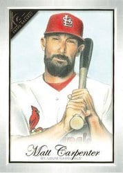 2019 Topps Gallery Base Set Matt Carpenter #88 card