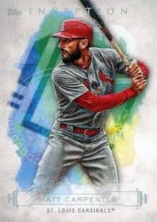 2019 Topps Inception Base Set Matt Carpenter #65 card