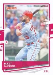 2020 Donruss Base Set Matt Carpenter #203 card