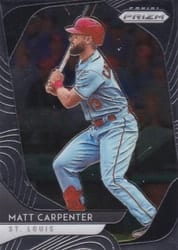 2020 Panini Prizm Base Set Matt Carpenter #157 card