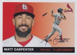 2020 Topps Archives Base Set Matt Carpenter #92 card