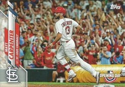 2020 Topps Opening Day Base Set Matt Carpenter #88 card