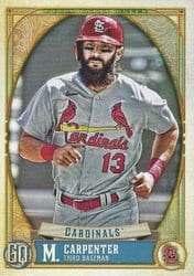 2021 Topps Gypsy Queen Base Set Matt Carpenter #233 card