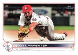 2022 Topps Base Set Matt Carpenter #484 card