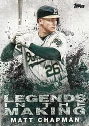 2018 Topps Update Legends in the Making Matt Chapman #LITM-6 card