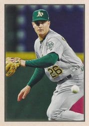 2019 Bowman Heritage Base Set Matt Chapman #53VR-85 card