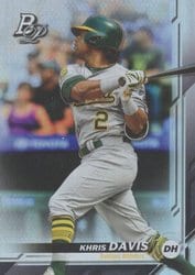 2019 Bowman Platinum Base Set Matt Chapman #11 card
