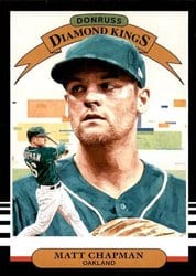 2019 Donruss Base Set Matt Chapman #12 card
