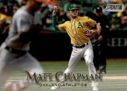 2019 Stadium Club Base Set Matt Chapman #164 card