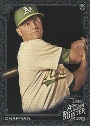 2019 Topps Allen & Ginter X Base Set Matt Chapman #47 card